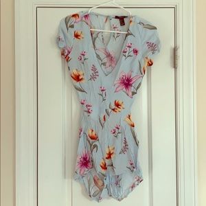 Forever 21 floral romper